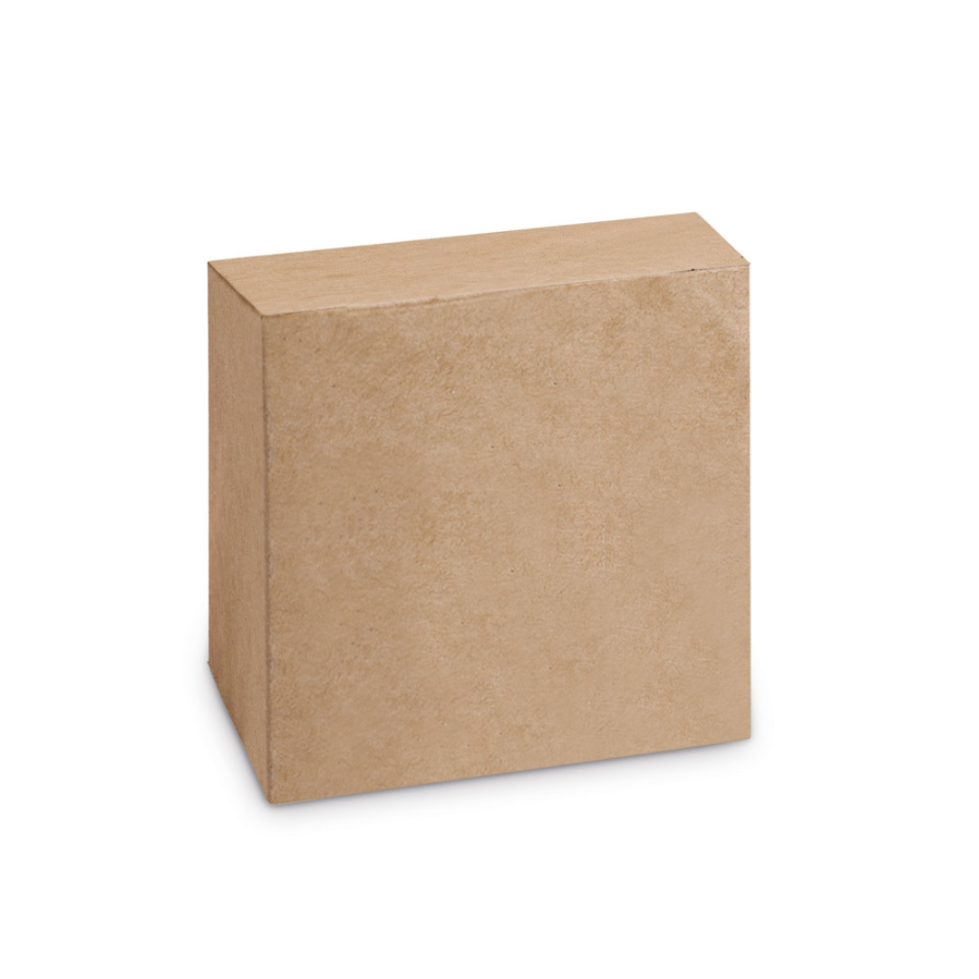 Auriculares Bluetooth ecológicos en caja kraft reciclada – merchandising verde