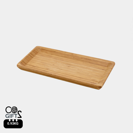 Bandeja de bambú natural para regalo corporativo sostenible