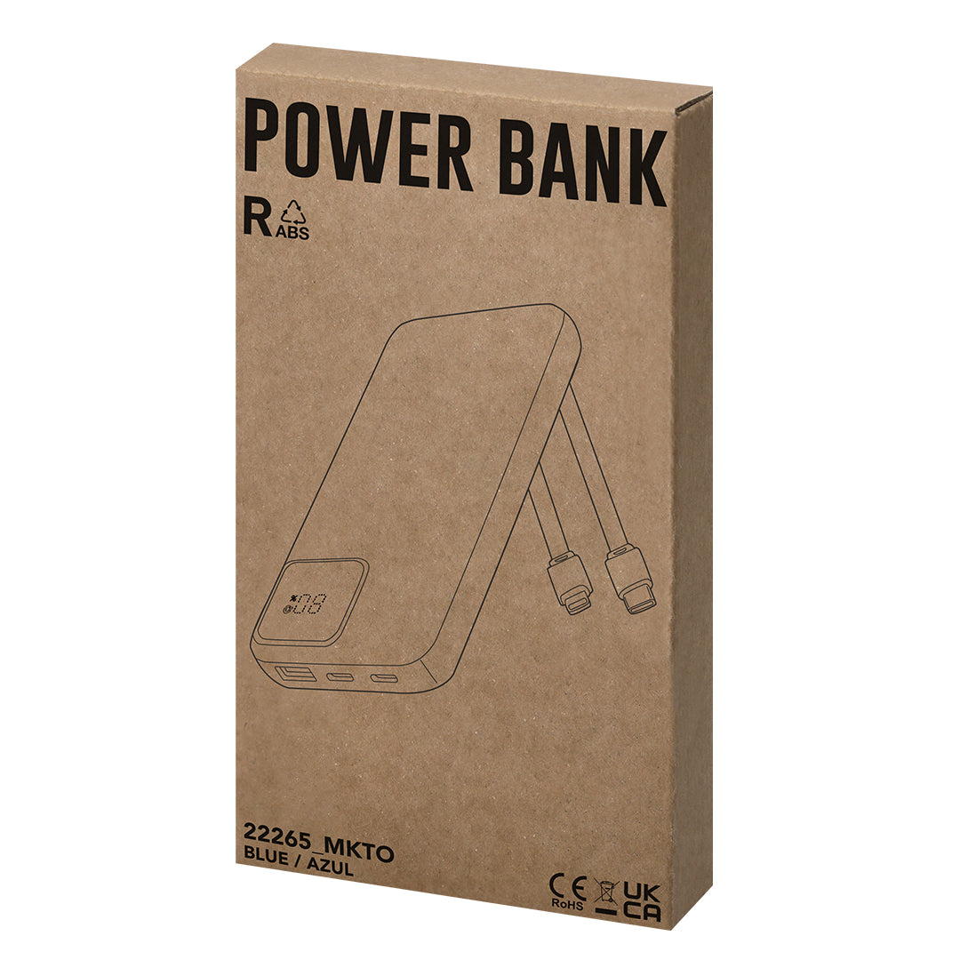 Power Bank Sostenible Fatuox Con Pantalla Y USB