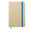 Bloc Sostenible con Tapas Rígidas de Cartón Reciclado con 96 Hojas de Papel Reciclado Liso Evernote A6