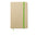 Bloc Sostenible con Tapas Rígidas de Cartón Reciclado con 96 Hojas de Papel Reciclado Liso Evernote A6