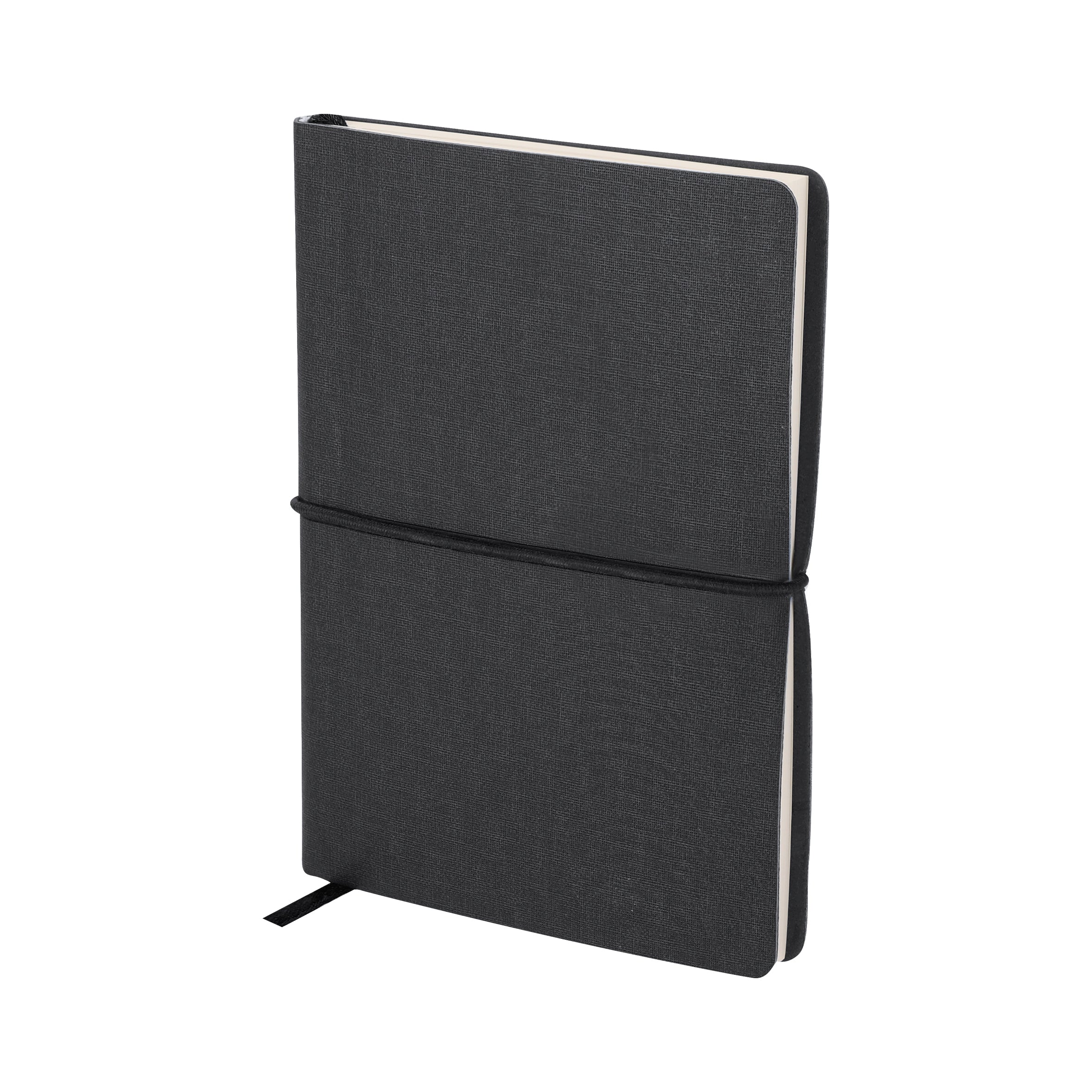 Bloc de notas ecológico PU reciclado para merchandising de empresa color negro 
