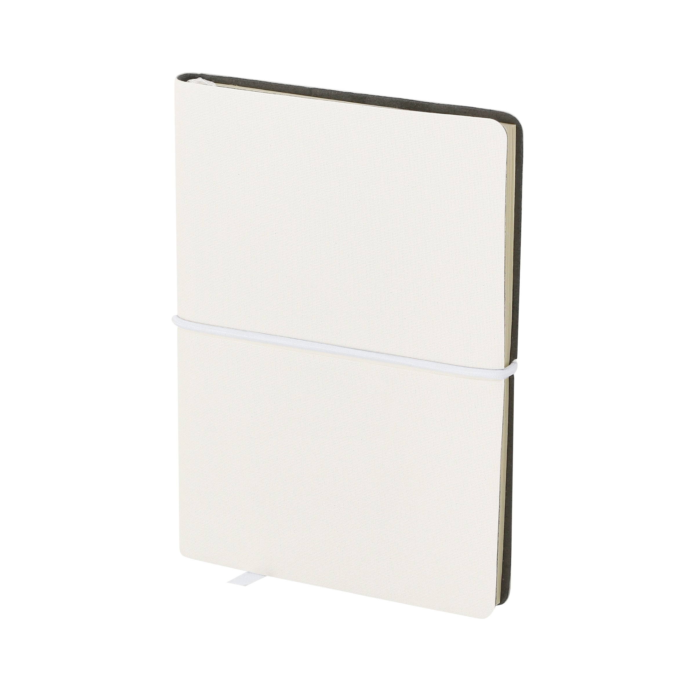 Bloc de notas ecológico PU reciclado para merchandising de empresa color blanco
