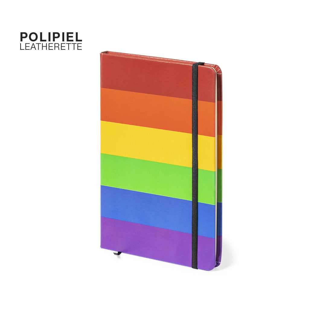 Bloc de Notas Sostenible de Polipiel Color Rainbow para Personalizar Locomix A5