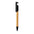 Bolígrafo con Soporte para Smartphone Ecológico de Caña de Trigo  y Bambú para Personalizar con Tinta Azul y Distintivo ECO Zonta