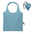 Bolsa Plegable Ecológica de Algodón Reciclado Preconsumo y RPET en Amplia Gama de Colores con Distintivo ECO Para Personalizar Especial Comercio Carrie Colour - 140 gr/m²