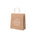 Reusable Natural Paper Bag 100 gr/m² Customizable with Short Handles and Cention Gusset - Resistance 7 Kg