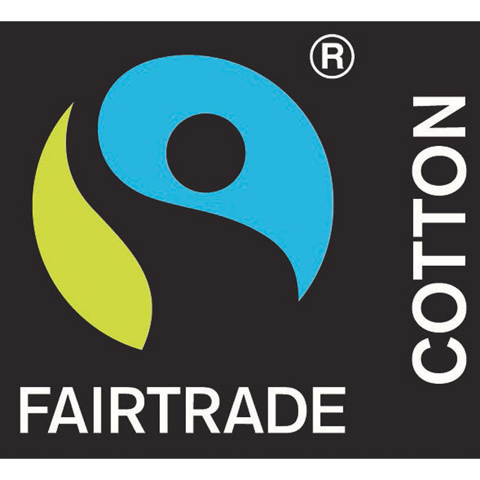 Bolsa Sostenible Comercio Justo 100 % Algodón 140 gr/m2 para Personalizar con Certificado Fairtrade con Asas Largas y Distintivo Fairtrade Osole