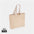 Recycled Canvas Eco Tote Bag to Personalize in Various Undyed Colors with AWARE™ Tracer and Donation to NGO - 240 g/m²