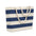 Bolsa de Playa Sostenible de 100% Algodón 220gr/m² de Diseño a Rayas para Personalizar con Asas de Cuerda Heaven Stripe