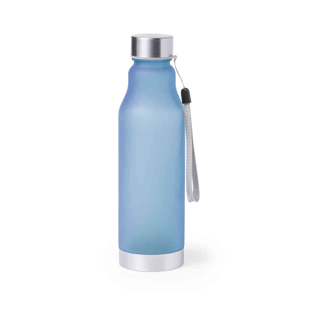 Botella Ecológica de rPET Reciclado y Tapón Rosca Acero Inoxidable con Asa para Personalizar Fiodor 600 ml