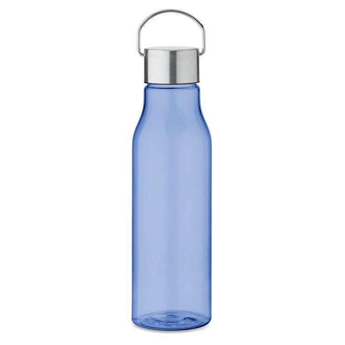 Botella Ecológica de rPET Reciclado y Tapón de Acero Inoxidable con Asa para Personalizar en Vivos Colores Vernal - 600 ml