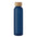 Botella Reutilizable de Cristal con Acabado Esmerilado con tapa de Bambú Personalizable Abe - 500ml