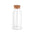 Botella Sostenible de Vidrio de Borosilicato y Tapa de Corcho Personalizable Jasmin - 800ml