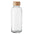 Botella Sostenible de Vidrio y Tapa de Bambú para Personalizar Frisian- 650ml