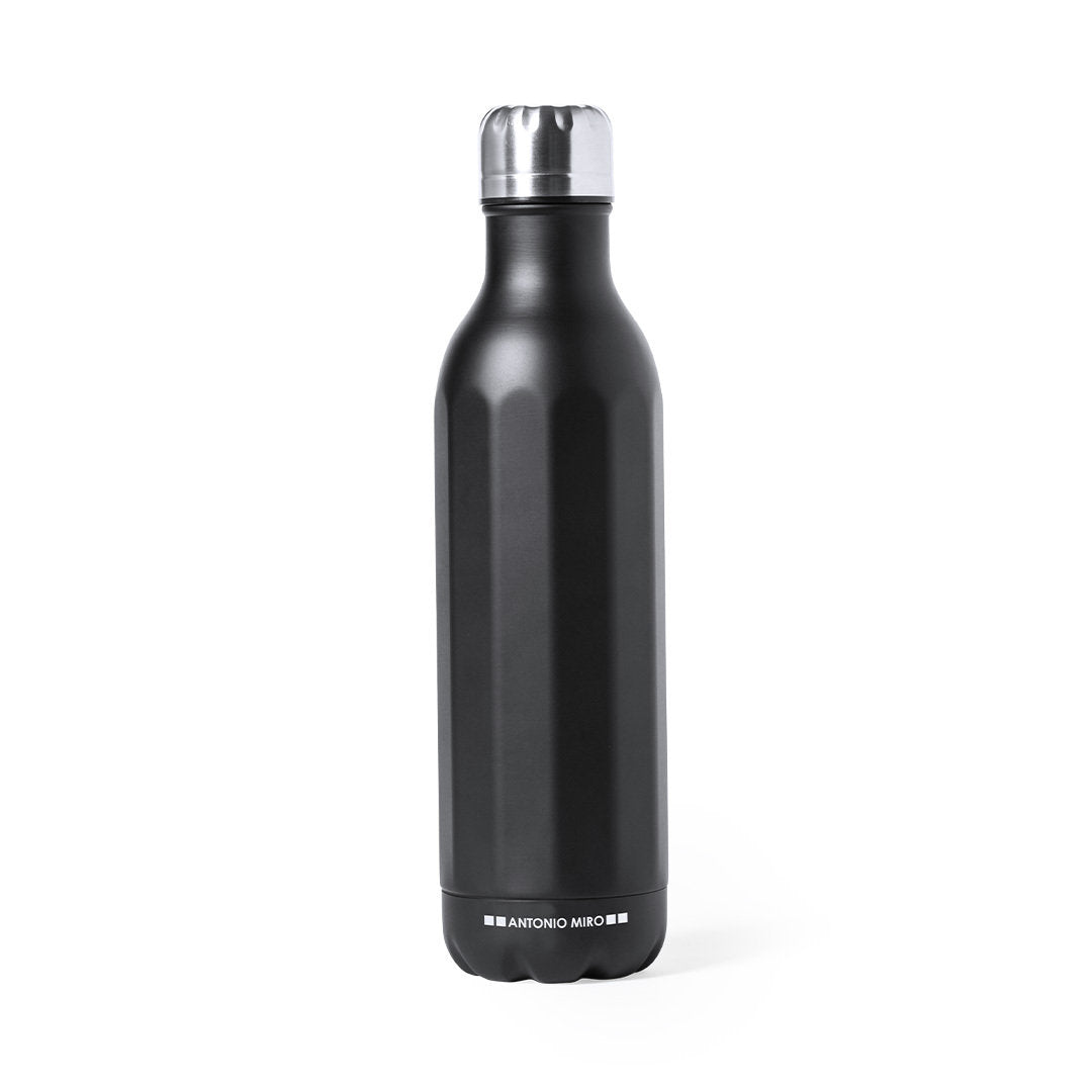 Botella de Acero Inoxidable Negro Satinado para Personalizar Wilson 750 ml