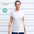 Camiseta de Mujer Sostenible 100% Algodón 160 g/ m2 de Color Blanco para Personalizar Especial Eventos Seiyo