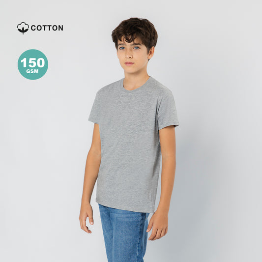 Camiseta niño unisex algodón 150 g personalizada para eventos escolares