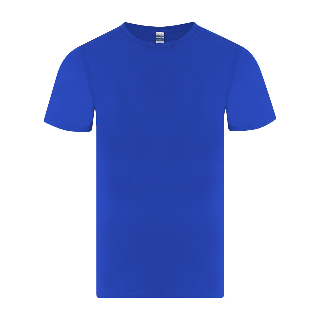 Camiseta niño azul 100% algodón para actividades deportivas infantiles