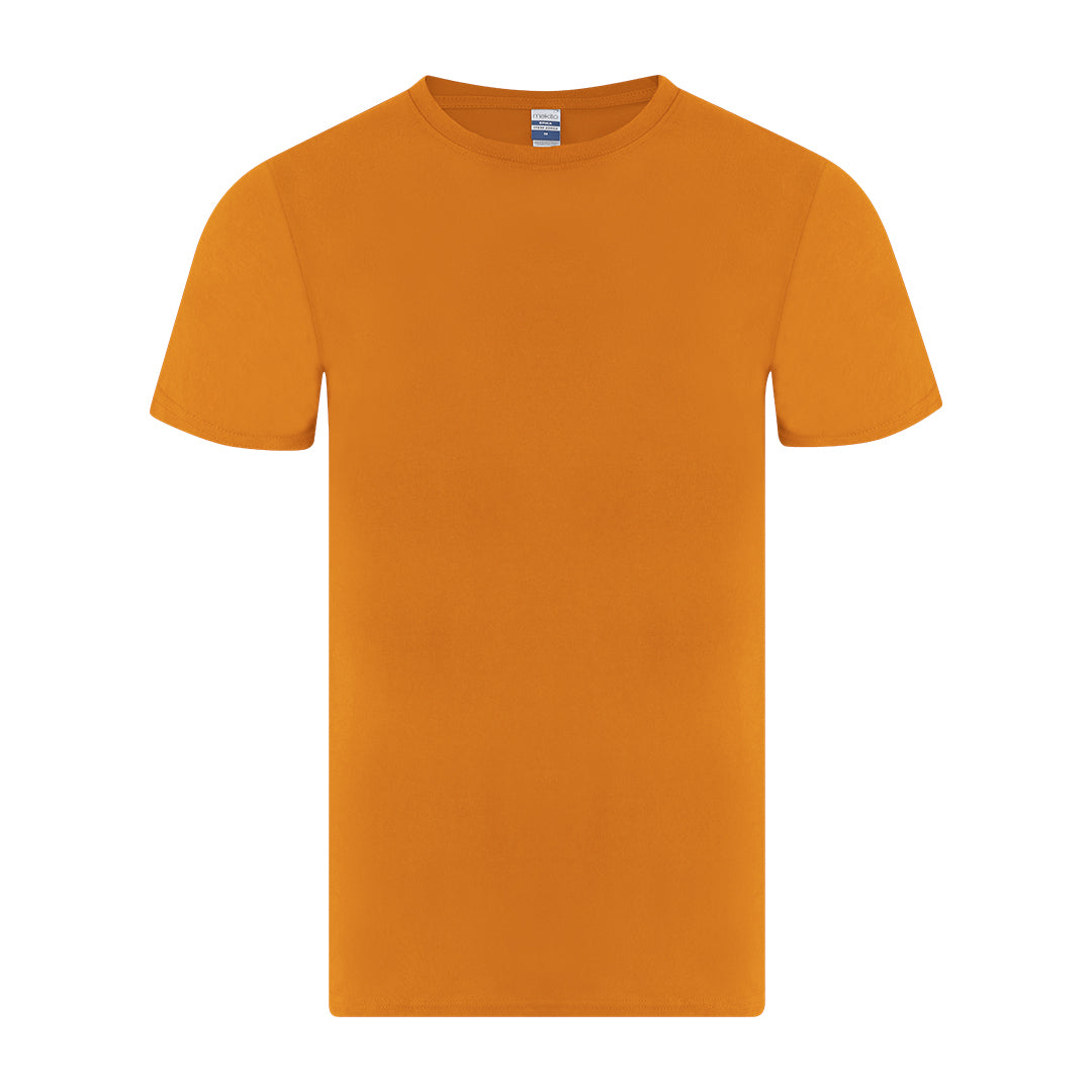 Camiseta niño naranja algodón para actividades de verano personalizadas