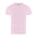 Camiseta infantil rosa algodón ring spun para merchandising escolar