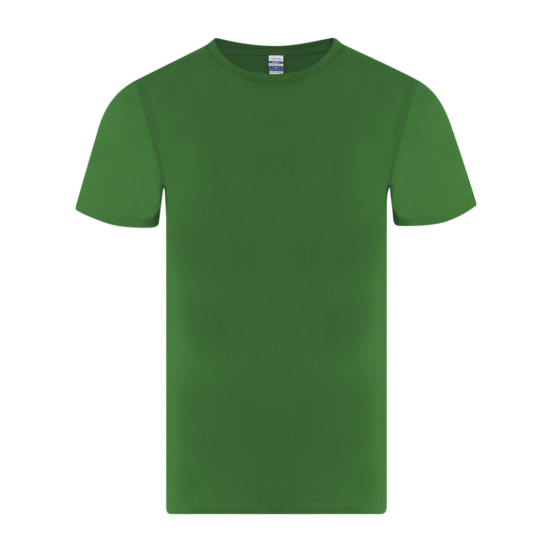 Camiseta niño verde algodón para campamentos y actividades deportivas