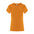 Camiseta naranja femenina algodón para promociones y ferias
