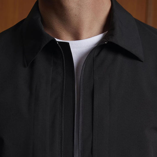 Cazadora ecológica con cremallera interior para personalización, merchandising sostenible