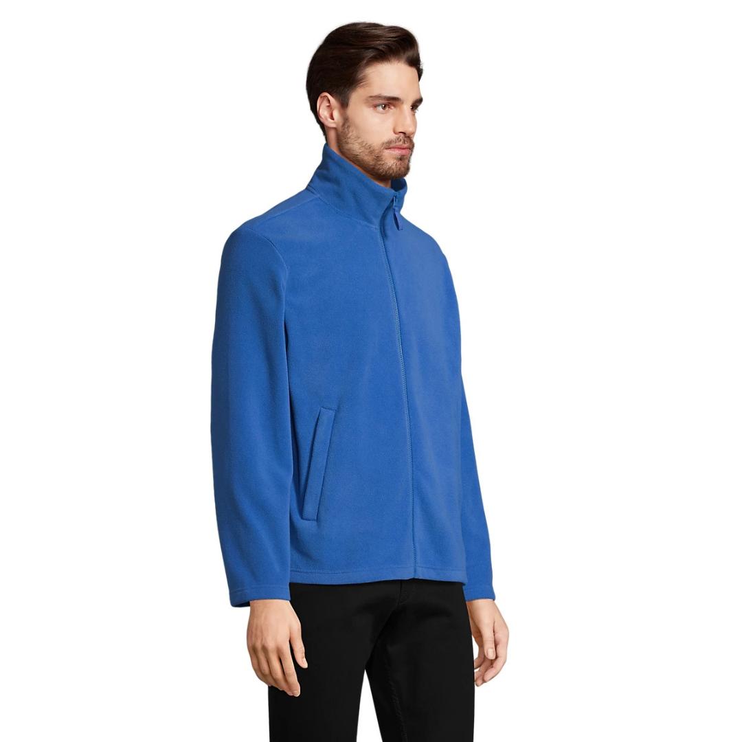 Bolsillos laterales con cremallera en forro polar reciclado corporativo