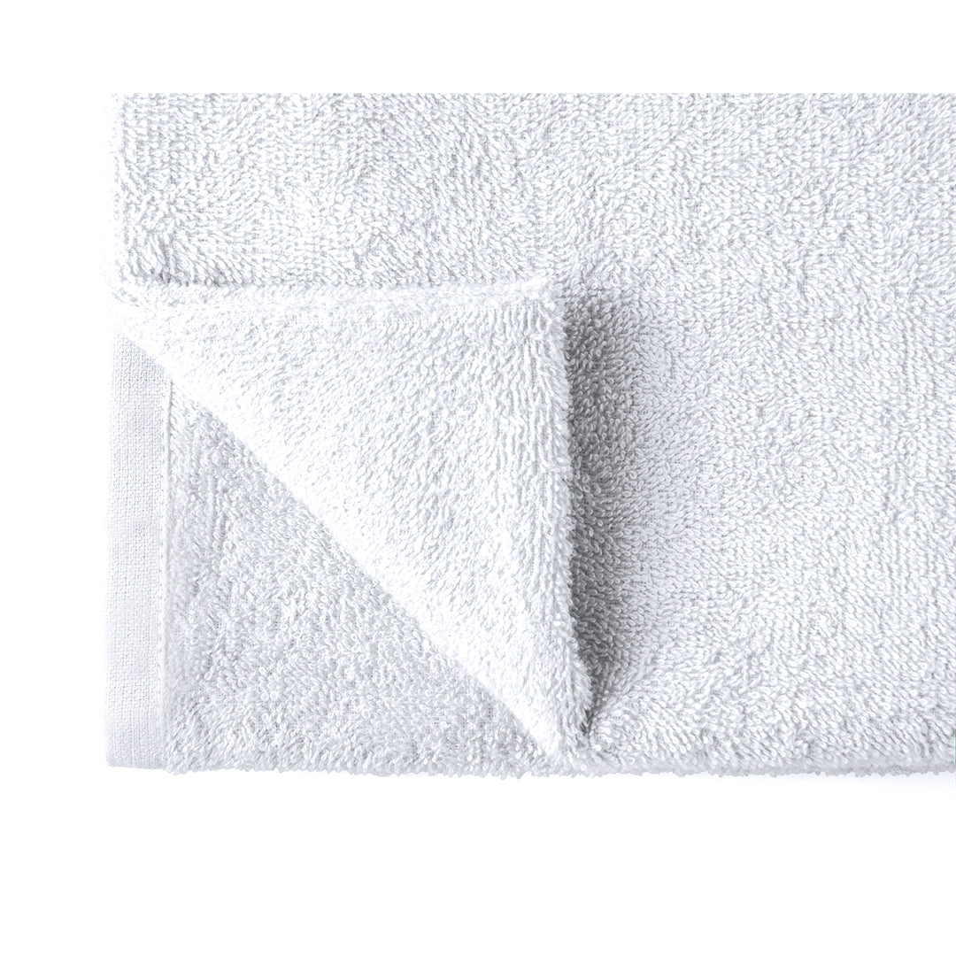 Detalle del tejido absorbente de la toalla de algodón orgánico 350 g/m²