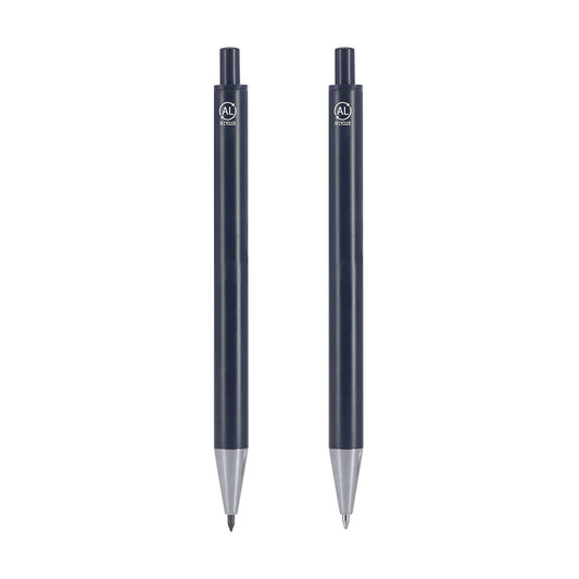 Distintivo AL Recycled impreso en set de escritura ecológico, merchandising sostenible