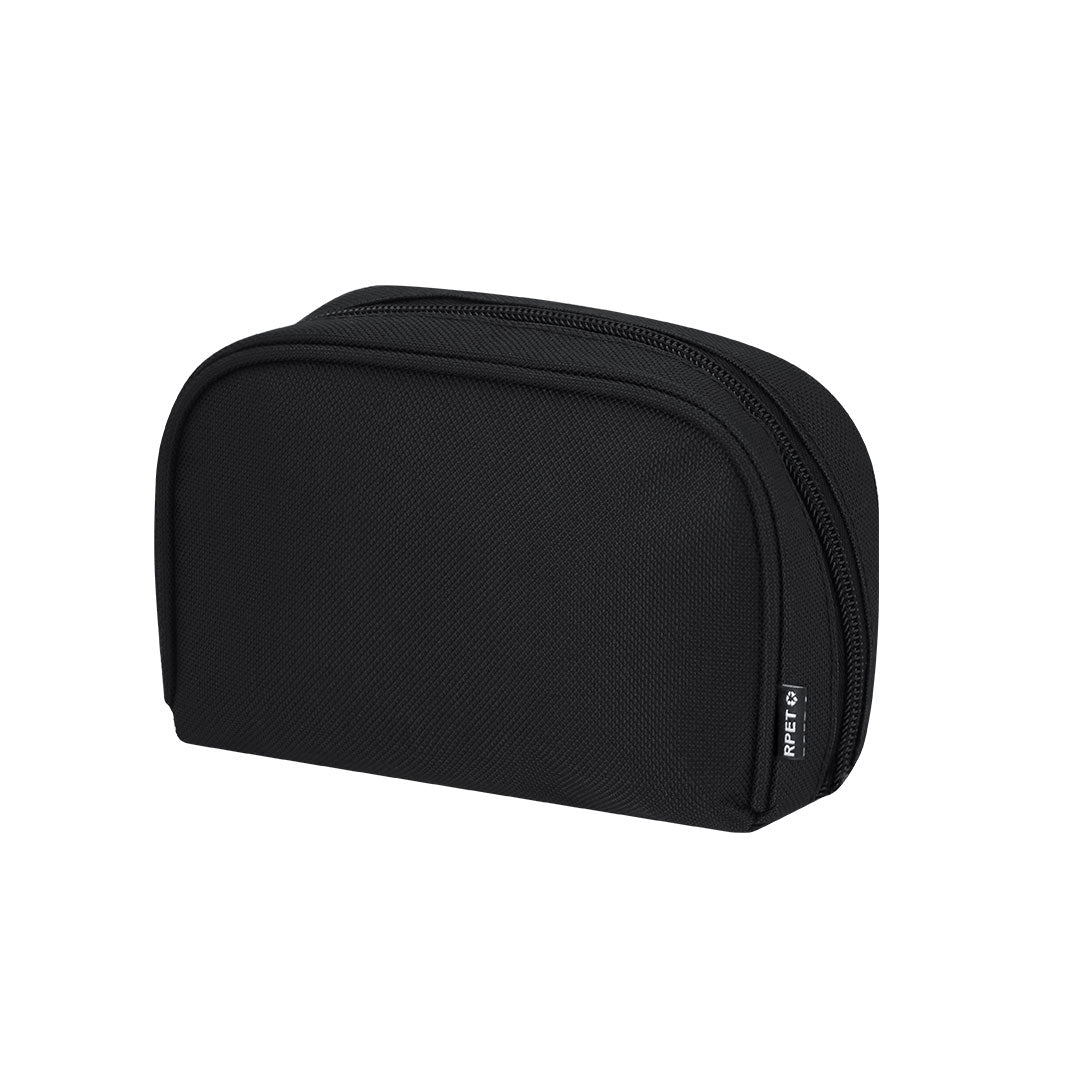 Funda de poliéster RPET con cierre de cremallera en set de viaje ecológico