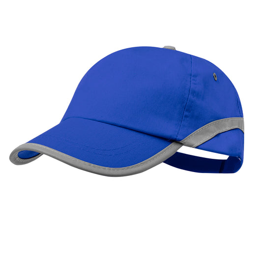 Gorra de algodón de 5 paneles disponible en colores vivos
