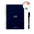 Kit de iniciación Infinite Diary A5 con agenda reutilizable, kit de limpieza, rotulador y accesorios, ideal como regalo corporativo ecológico. color azul. 