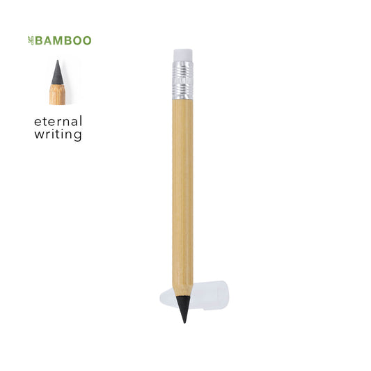 Lápiz eterno de bambú con escritura infinita, regalo promocional ecológico