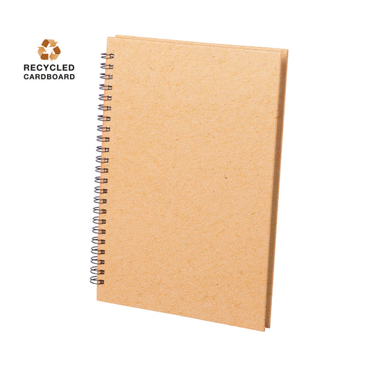Libreta promocional personalizable de carton reciclado