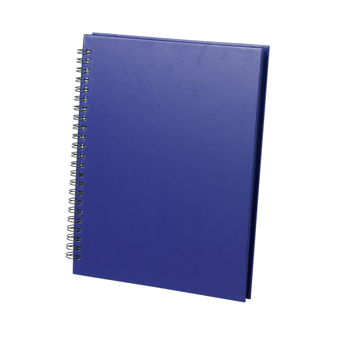 Libreta Sostenible personalizada con logo para regalos corporativos en azul 