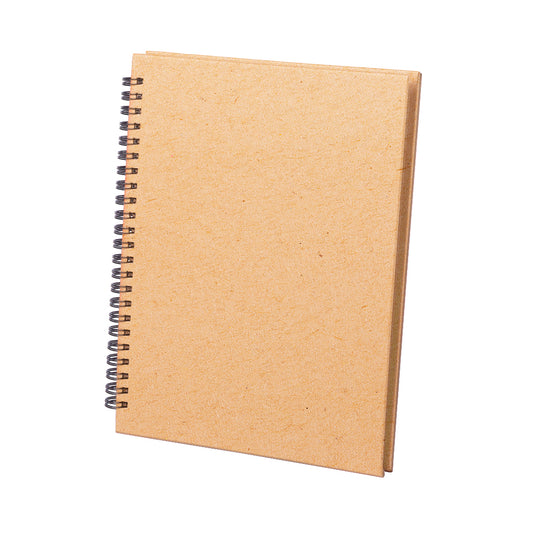 Libreta Sostenible personalizada con logo para regalos corporativos en color natural