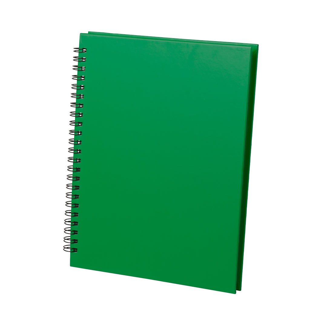 Libreta Sostenible personalizada con logo para regalos corporativos en color verde