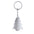 Eco-friendly Keychain made of recycled aluminum with GRS certification in the shape of a Christmas tree to personalize with a special Shappier ECO Christmas badge