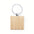 Sustainable Circular Natural Beech Wood Keychain for Personalizing Special Events Pelton