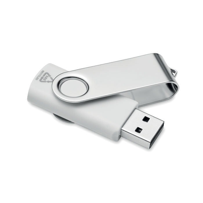 Memoria USB Ecológica de ABS Reciclado Personalizable con DIstintivo ECO Techmate Rabs 16GB