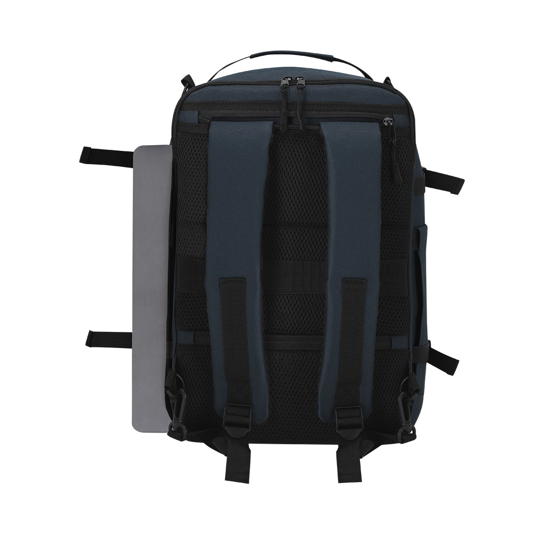 Mochila corporativa con compartimentos acolchados y bolsillo antirrobo