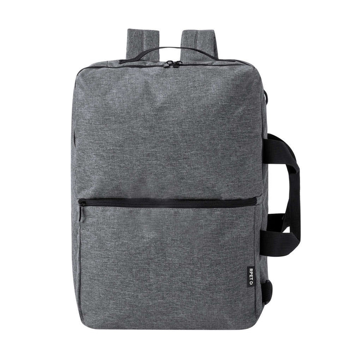 Mochila portadocumentos ecológica Makarzur de rPET 600D para formación, reuniones y documentación corporativa