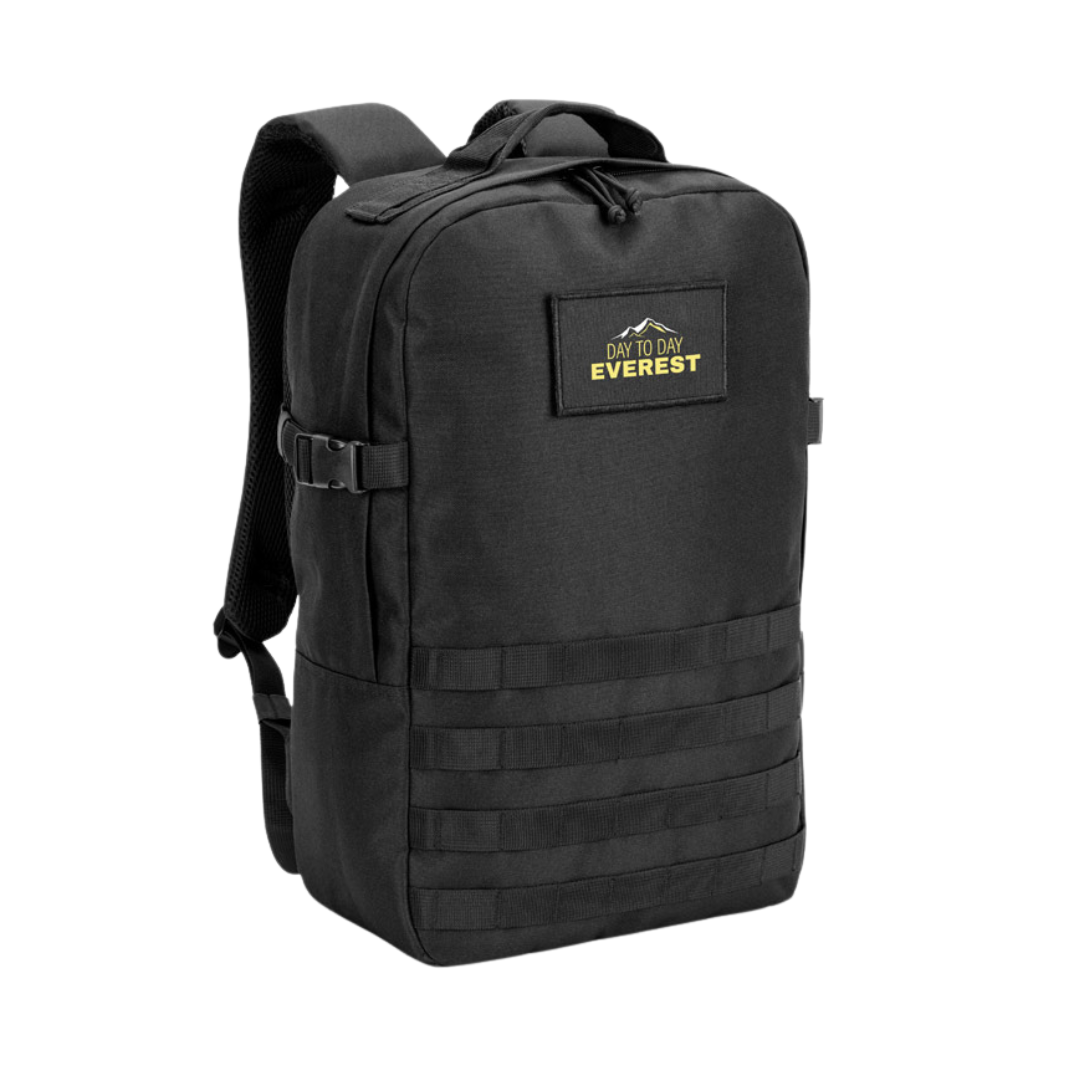 Ejemplo personalizado de Mochila Estilo Militar Sostenible de Poliéster Reciclado 600D Personalizable con Compartimento para Portátil 17.3’ Edinburgh Bpak