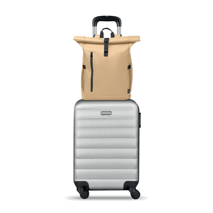 Mochila rolltop sostenible personalizada para regalos promocionales sostenibles