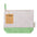 Ecological Toiletry Bag Made of Recycled Cotton to Personalise Zipper Closure with ECO Badge in Various Colours Velerox