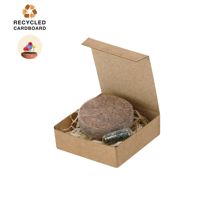 Pack Plantable Aquael con semillas personalizado para campañas de RSC, regalos de empresa ecológicos y eventos sostenibles