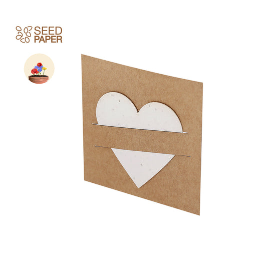 Papel plantable con semillas de flores silvestres regalo promocional sostenible para empresas