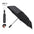 Automatic Windproof Eco-Friendly Folding Umbrella made of Recycled Ponge rPET with Flashlight Handle and ECO Pulsak Badge 23"